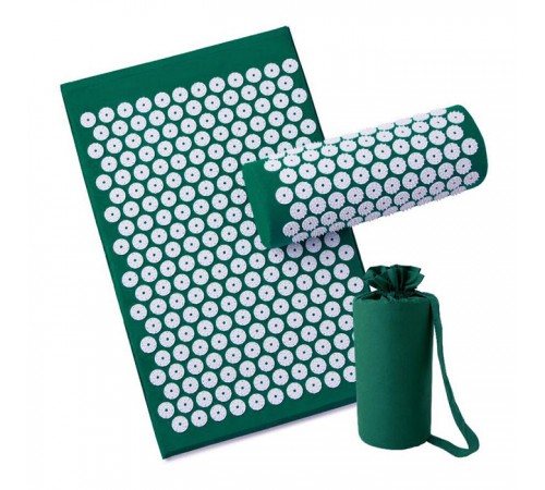 Акупунктурный коврик (темно-зеленый) - комплект 
