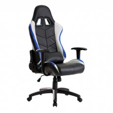 Игровое кресло GK-0909 Black/Blue/White (Черный/Синий/Белый)